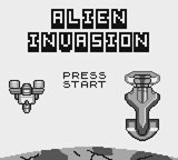 Alien-Invasion (Homebrew) — Title screen